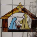 Stained Glass Window Birth of Jesus